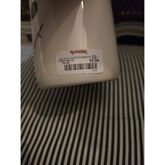 NWT Rae Dunn Halloween Spooky Skeleton Face Mug Double Sided - Picture 9 of 11